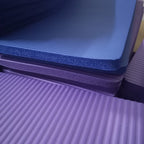 Cushioned practice pad — supplier detail and usage photo