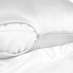 Smooth bedtime pillowcase — supplier detail and usage photo
