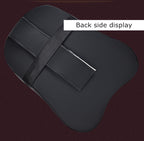 Memory-foam seat cushions — supplier detail and usage photo