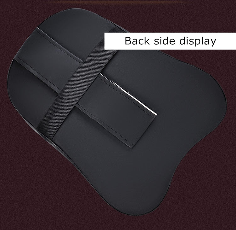 Memory-foam seat cushions — supplier detail and usage photo