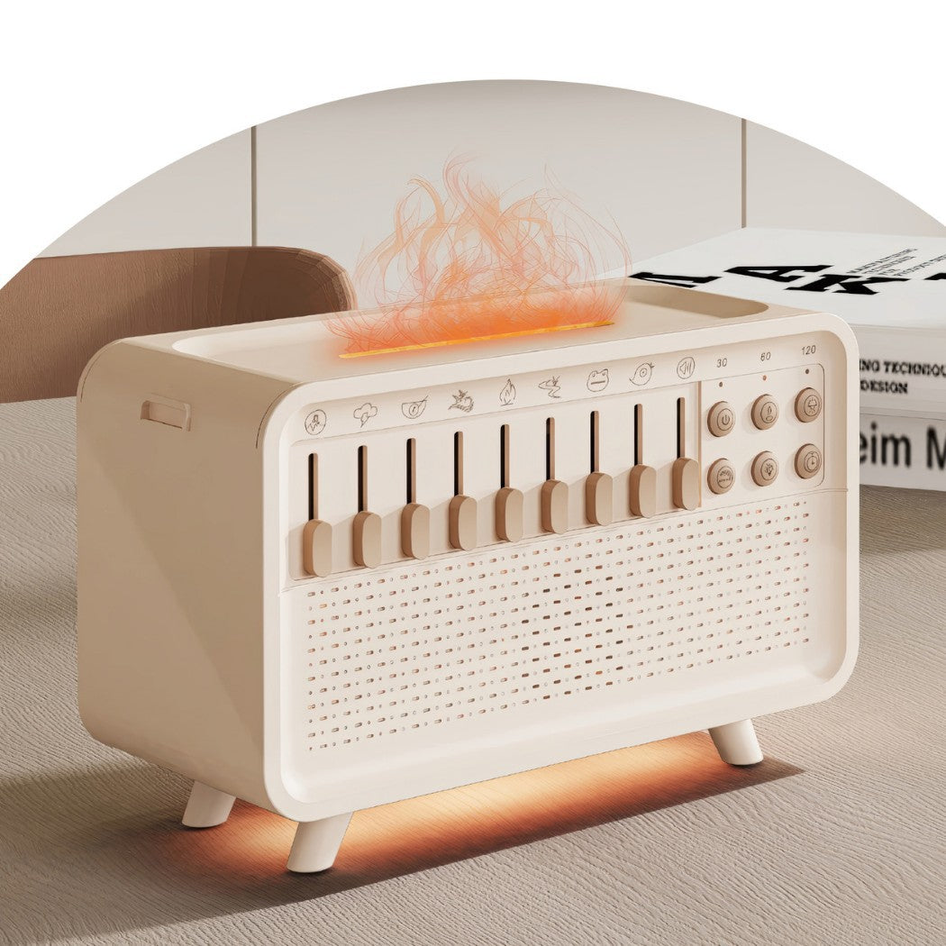 Nature-sound bedside companion — supplier detail and usage photo
