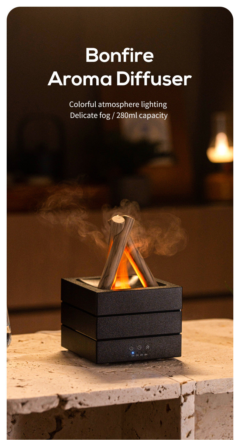 Desktop mist diffuser — supplier detail and usage photo