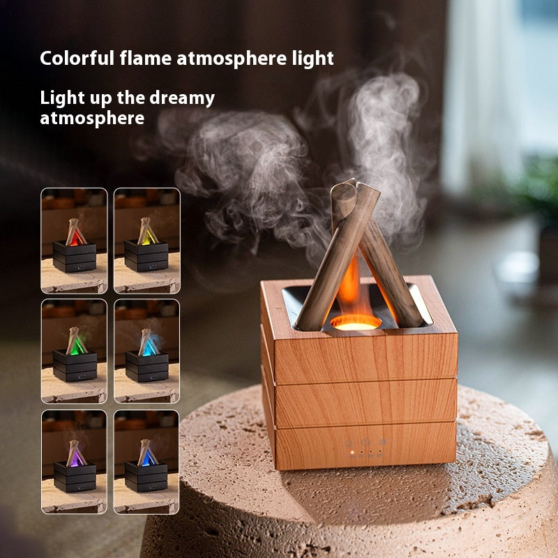Desktop mist diffuser — supplier detail and usage photo