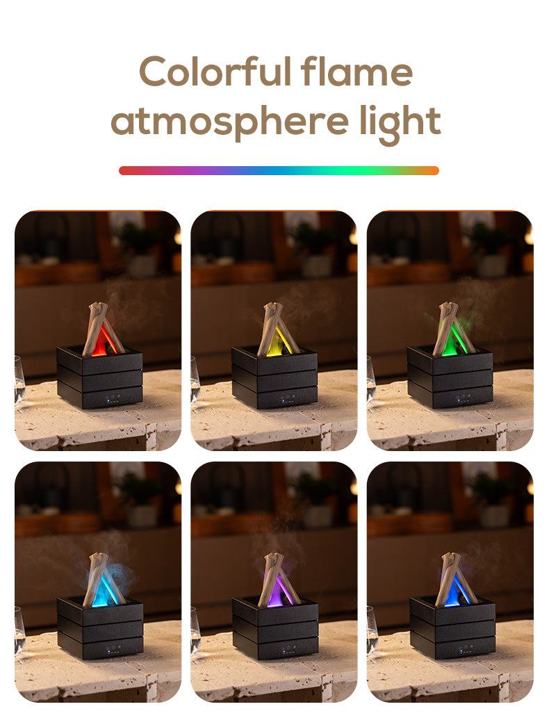 Desktop mist diffuser — supplier detail and usage photo