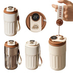 Temperature-display bottle — supplier detail and usage photo