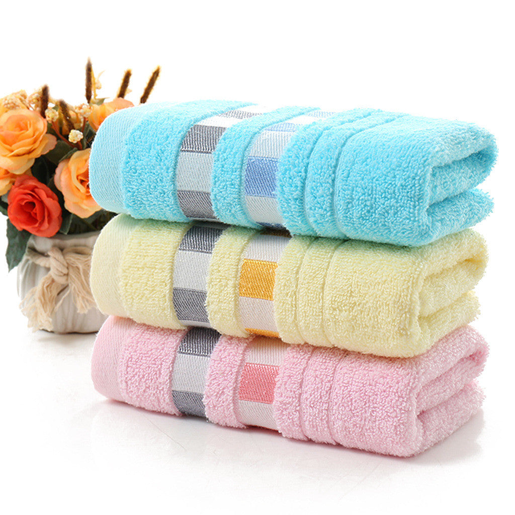 Cotton everyday face towel — supplier detail and usage photo