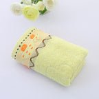 Cotton everyday face towel — supplier detail and usage photo
