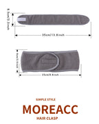 Soft spa headband — supplier detail and usage photo