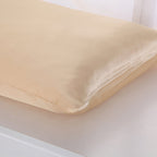 Satin-feel everyday pillowcase — supplier detail and usage photo