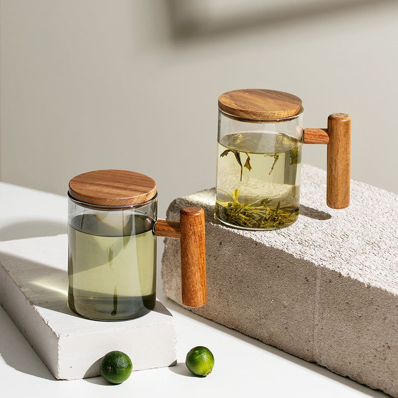 Glass ritual mug — supplier detail and usage photo