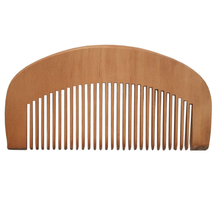 Pocket wood comb — supplier detail and usage photo