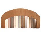 Pocket wood comb — supplier detail and usage photo