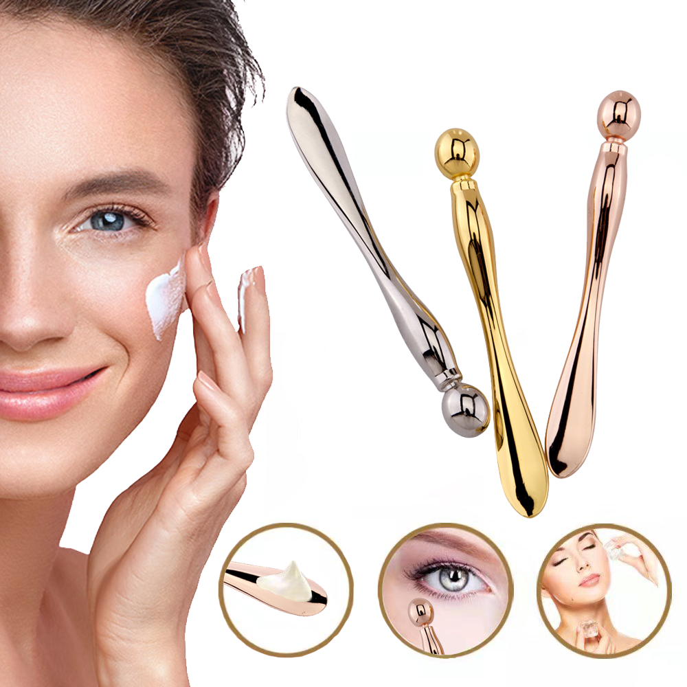 Metal cream applicator — supplier detail and usage photo