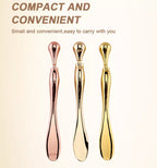 Metal cream applicator — supplier detail and usage photo
