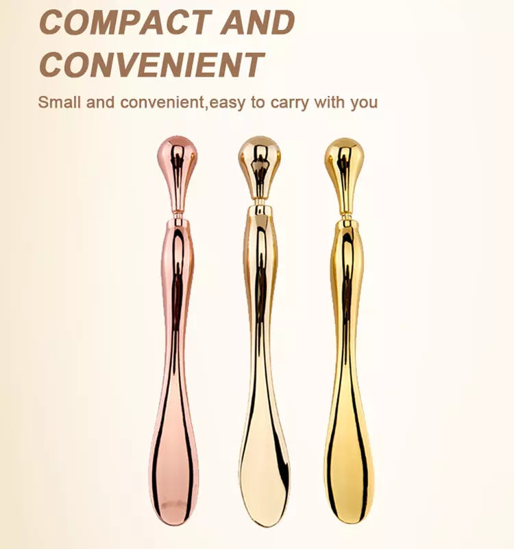 Metal cream applicator — supplier detail and usage photo