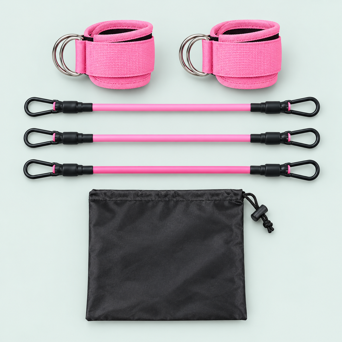 Ankle resistance training kit — representative option in a coastal studio setting; choose options for exact contents.