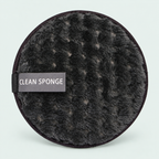 Reusable cleansing puff — representative option in a coastal studio setting; choose options for exact contents.