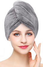 Fleece hair towel wrap — selected supplier configuration; other options shown in the gallery