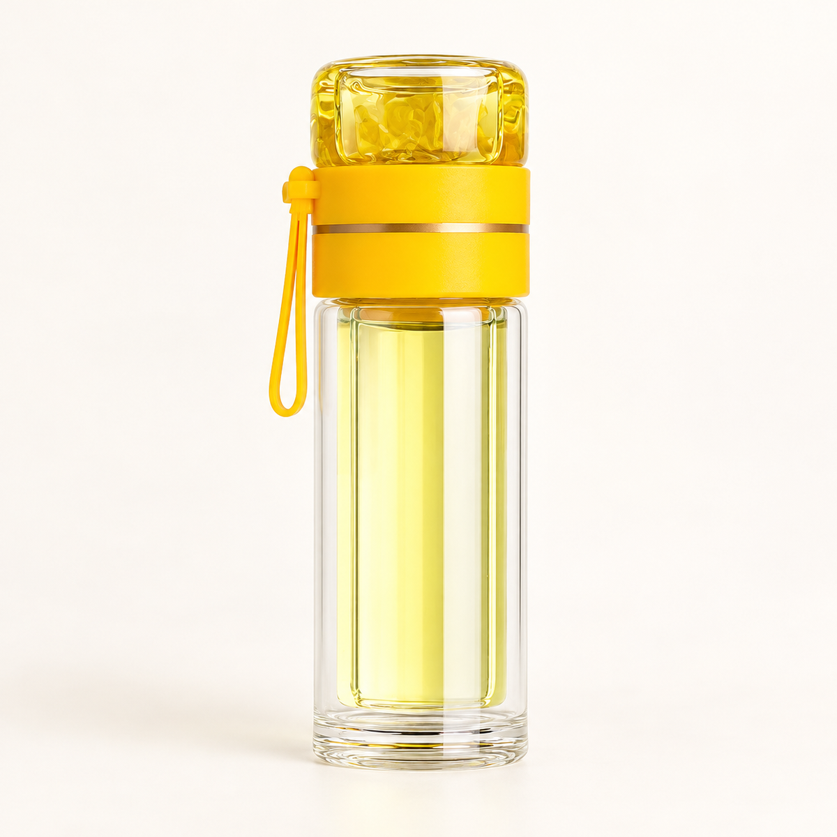Glass tea-infuser bottle — clean reverse view — CJHS138516906FU